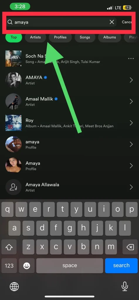 How to Add Friends on Spotify step 2