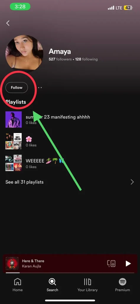 How to Add Friends on Spotify step 3