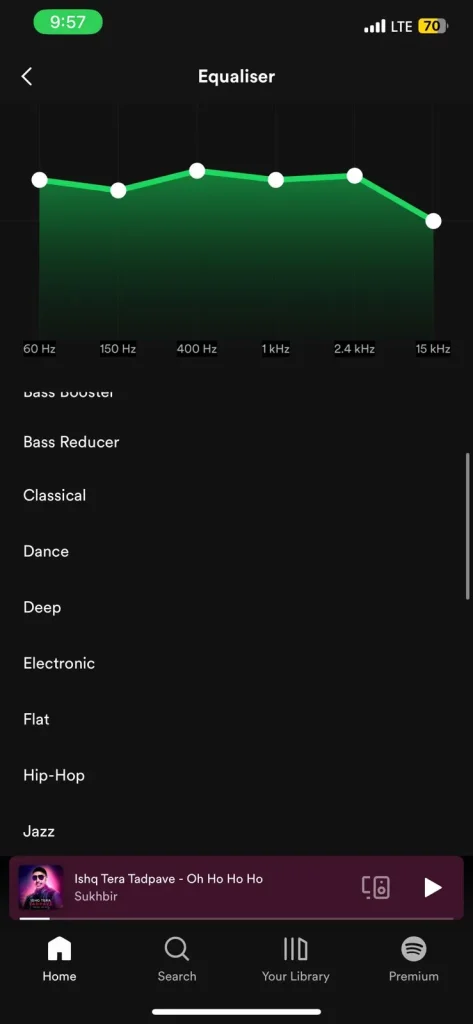 How to use iOS Spotify Equalizer step 5