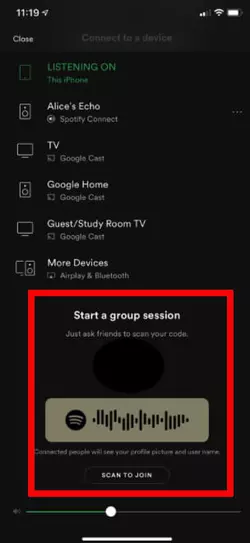 How to create Spotify group sessions

