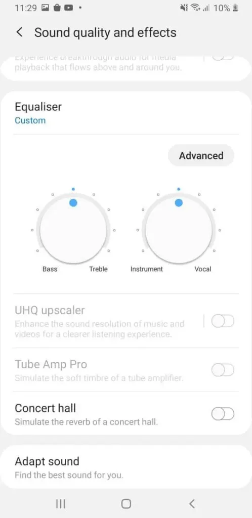 how to use Spotify equalizer android step 4