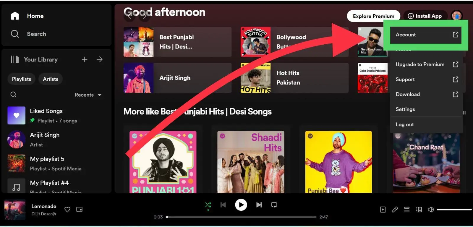 How to Change Payment Method on Spotify step 3