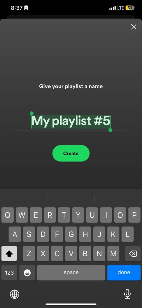 How to Share liked songs of Spotify on iphone part 2
