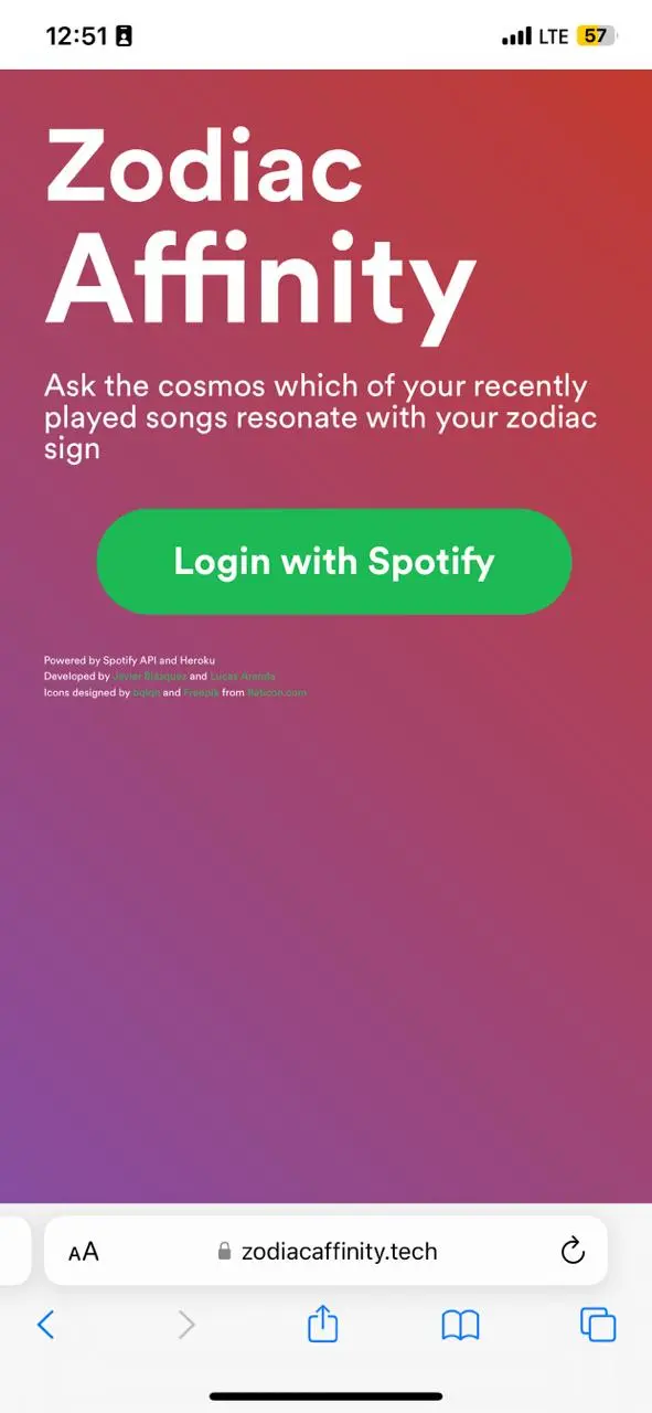 How to Get Zodiac Affinity Spotify step 2