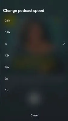 How to speed up the song on Spotify step 4