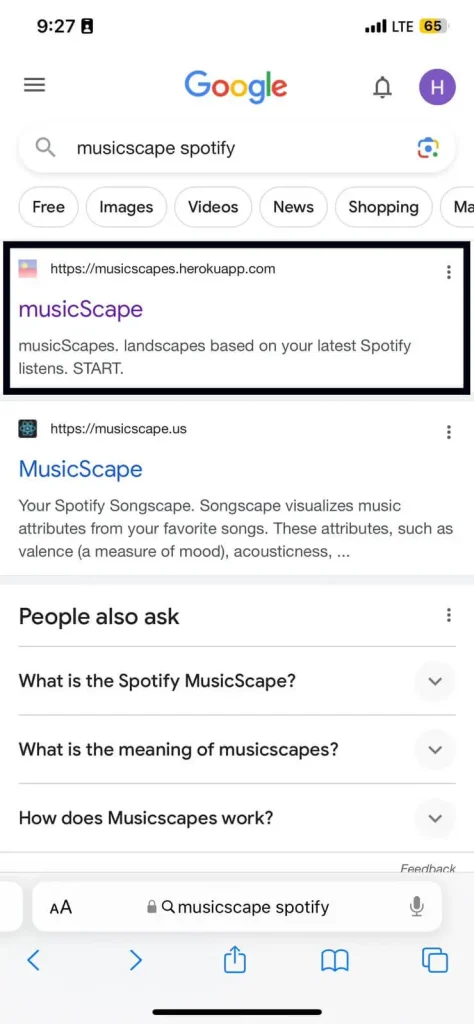 How to use MusicScape step 1