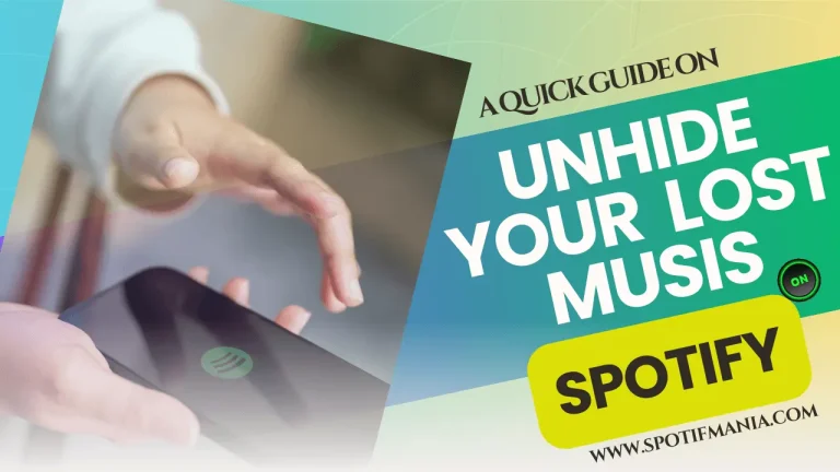 Unhide Songs on Spotify