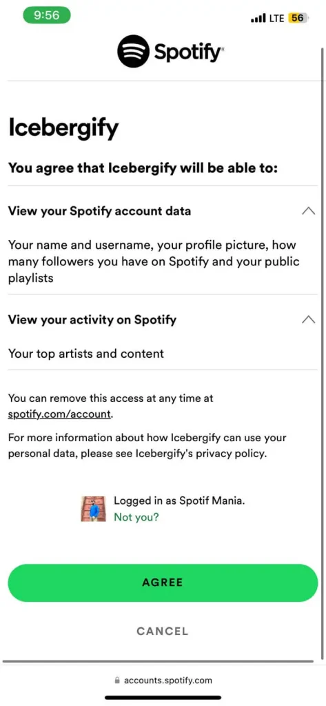 How to get Spotify Icebergify Step 3