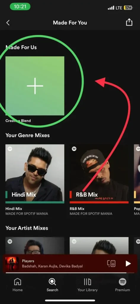 Spotify blend Colors meaning step 3