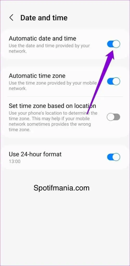 Fix Spotify search on android