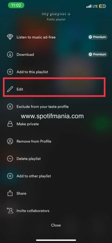 how to clear queue on Spotify 5