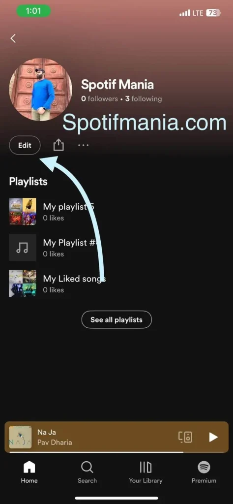 how to change display name on spotify